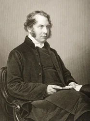 Henry Montagu Villiers (1813-61) gravert av D.J. Pund fra et fotografi, fra 