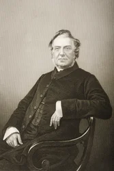 Hugh Stowell (1799-1845) gravert av D.J. Pund fra et fotografi, fra 