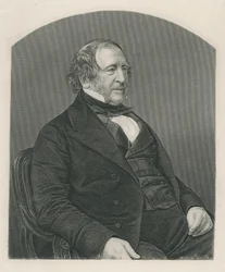John Campbell, 1. baron Campbell av St. Andrews, gravert av D.J. Pund fra et fotografi, fra 
