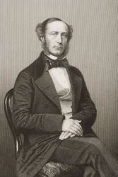 John Walter (1818-94) gravert av D.J. Pund fra et fotografi, fra 