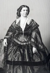 Madame Anna Bishop (1810-84) gravert av D.J. Pund fra et fotografi, fra 