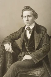 Paul Charles Morphy (1837-84) gravert av D.J. Pund fra et fotografi, fra 