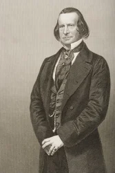 Samuel Phelps (1804-78) gravert av D.J. Pund fra et fotografi, fra 