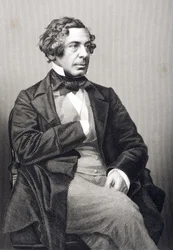 Samuel Warren (1807-77) gravert av D.J. Pund fra et fotografi, fra 