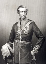 Sir Archdale Wilson (1803-74) gravert av D.J. Pund fra et fotografi, fra 