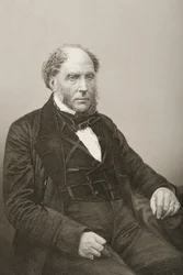 Sir Archibald Alison (1792-1867) gravert av D.J. Pund fra et fotografi, fra 