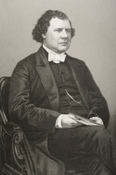 William Morley Punshon (1824-81) gravert av D.J. Pund fra et fotografi, fra 
