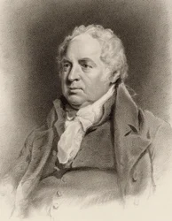 Portrett av fiolinisten og komponisten William Shield 1748-1829, 1822.