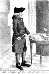 Adam Smith 1723-1790, skotsk filosof og økonom, 1790