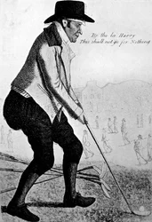Hanen på grøntområdet, 1700-tallet.