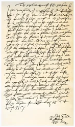Brev fra John Knox til Sir Nicholas Throgmorton, 6. august 1561.