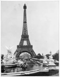 Eiffeltårnet, Paris, sent på 1800-tallet.