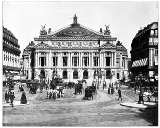 Grand Opera House, Paris, sent på 1800-tallet
