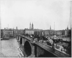 London Bridge, London, sent på 1800-tallet