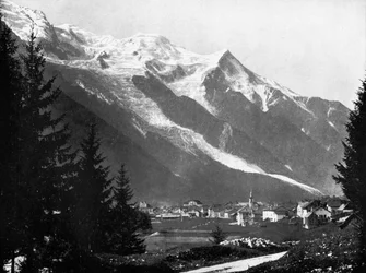Mont Blanc fra Sveits, 1893.