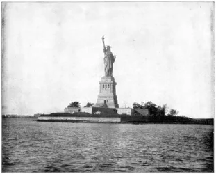 Frihetsgudinnen, New York Harbour, sent på 1800-tallet