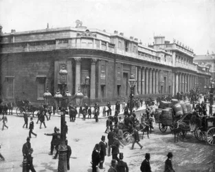 Bank of England, London, sent på 1800-tallet.