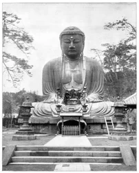 Den store bronsebuddhaen, Japan, sent på 1800-tallet