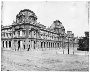 Louvre, Paris, sent på 1800-tallet