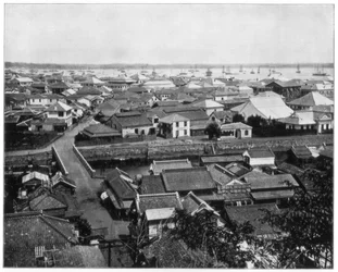 Yokohama, Japan, slutten av 1800-tallet