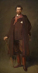 RB Cunninghame Graham (olje på lerret)