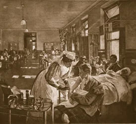 Såret; London Hospital, 1914-19