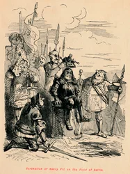 Kroningen av Henry VII på slagmarken,