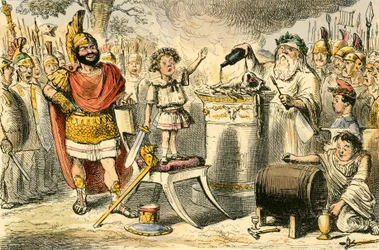Hannibal, mens enda et barn sverger evig hat til romerne