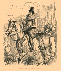 James I på vei til England, 1897.