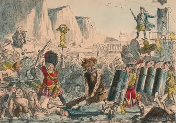 Landing av Julius Cæsar, 1850