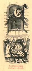 Northumberland holder en tale, 1897.