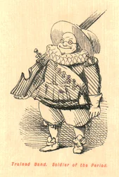 Trenet band. Soldat fra perioden, 1897.