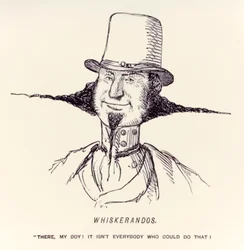 "Whiskerandos "Der, gutten min! Det er ikke alle som kan gjøre det!" publisert i det satiriske magasinet 