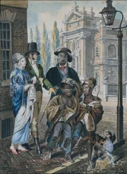 Verdslige folkespørsmål skorsteinsfeiere og deres mester før Kristus kirke..., 1811-ca. 1813.