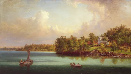 Sommerdag på sjøen, ca. 1880