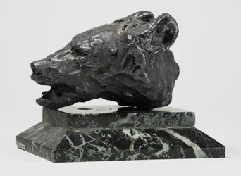 Bjørnehode, ca. 1900 (bronse)