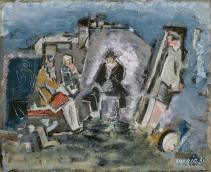 Figurer i et venterom