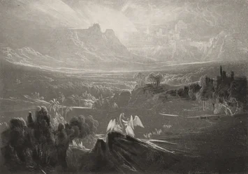 Heaven-the Rivers of Bliss ..., ca. 1827 (mezzotint)