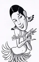 Josephine Baker, karikatur