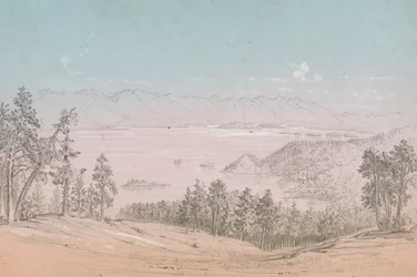 Flathead Lake, ser mot sør
