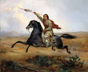 Ko-rak-koo-kiss, en Towoccono-kriger, 1844.