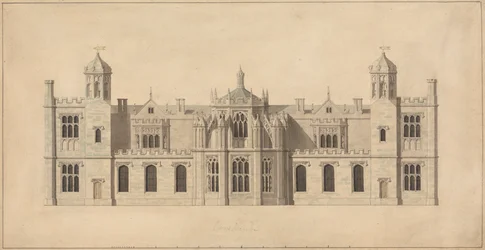 Corsham Court, Wiltshire: Høyde av nordfronten