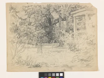 Study For Winifred At The Hermitage (blyant på off-white papir)
