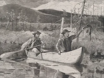 Fangst i Adirondacks hver lørdag, vol. I, New Series, 24. oktober 1870.