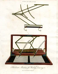 Polygraf - Hawkins#39; maskin for skriving, tegninger osv.