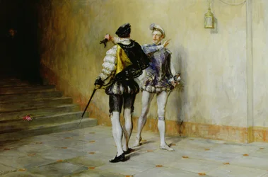 The Commencement of the Quarrel (olje på lerret)