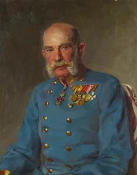 Keiser Franz Joseph I i tjenesteuniformen til en østerriksk feltmarskalk