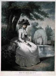 Pensjon, gravert av William Ward (1766-1826), pub. av kunstneren