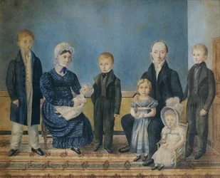 Portrett av en familie