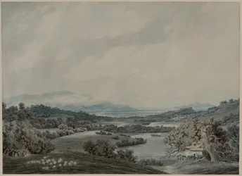 Italiensk landskap, ca. 1790-1792.
